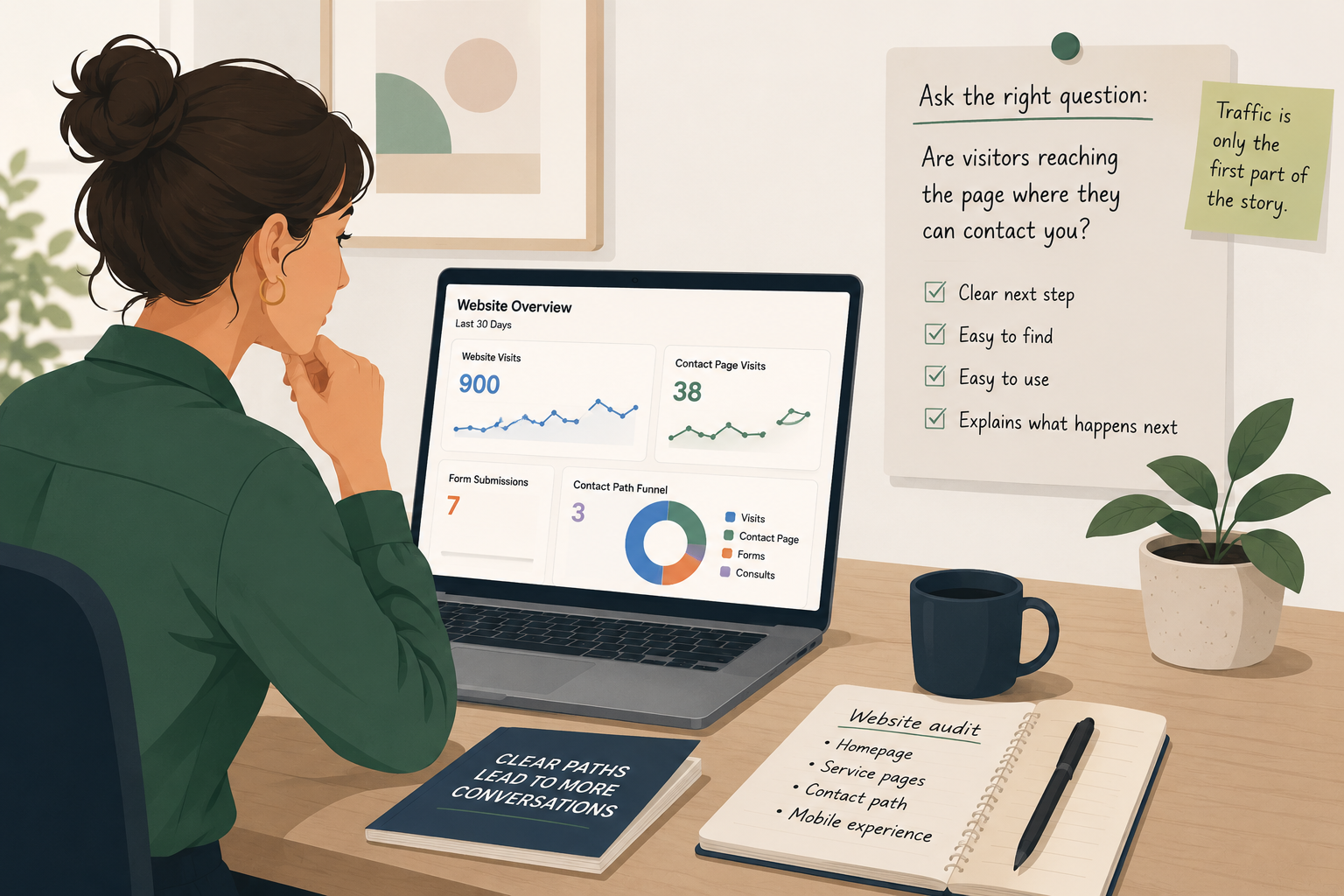 Website Visitors but Not Enough Therapy Inquiries? Check This First