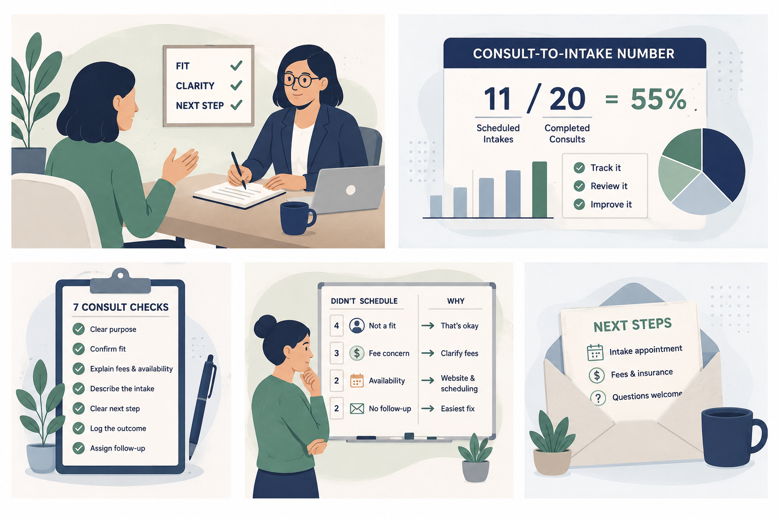 The consult-to-intake number every therapy practice should track