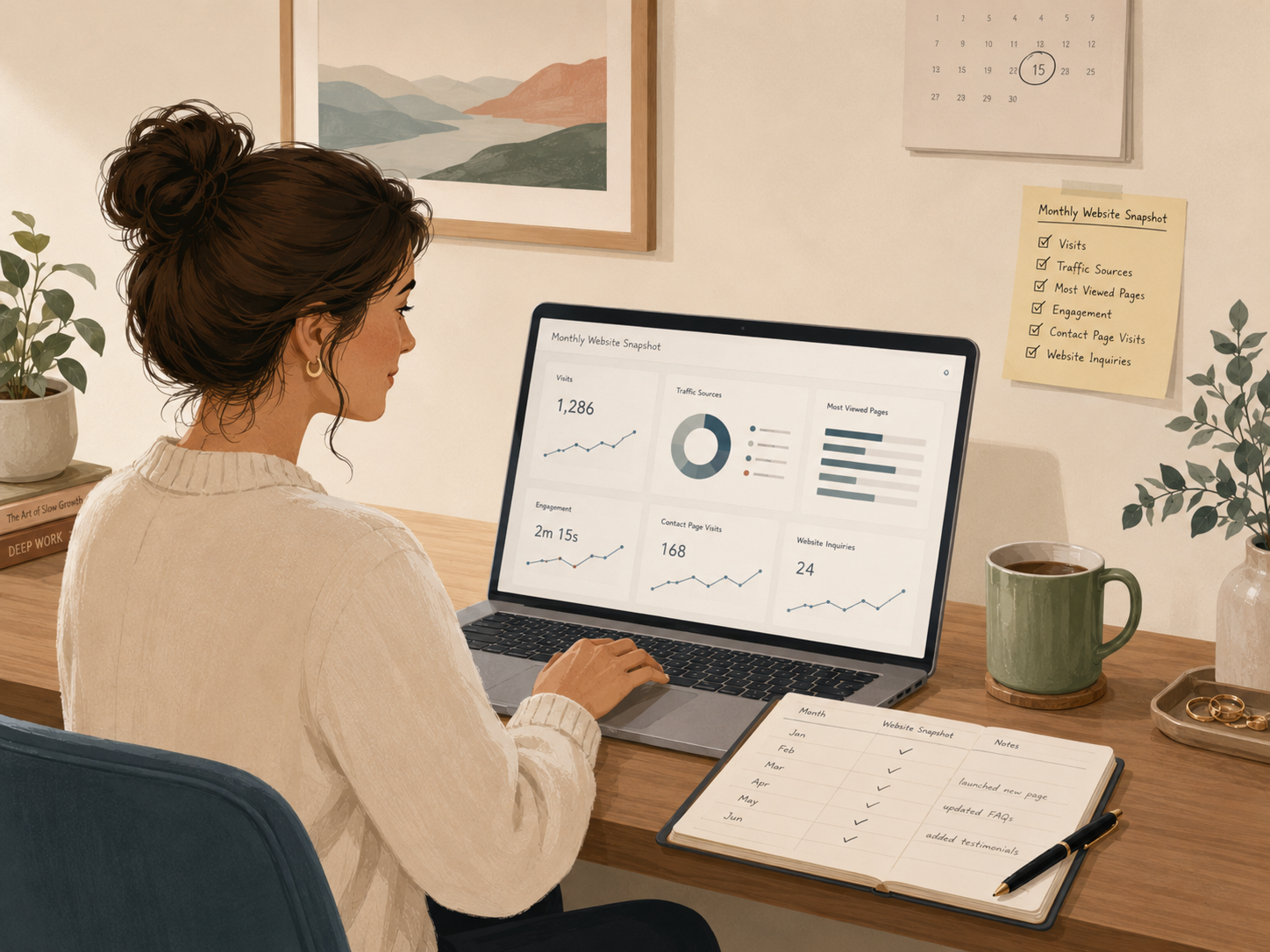 Therapy Website Metrics: 6 Numbers to Check Each Month