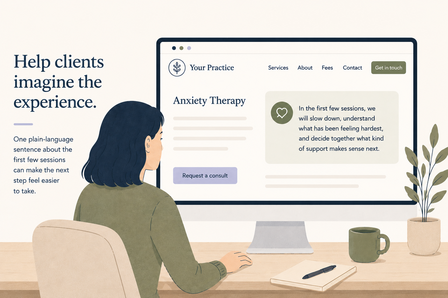 Does Your Therapy Website Explain What Therapy Feels Like?