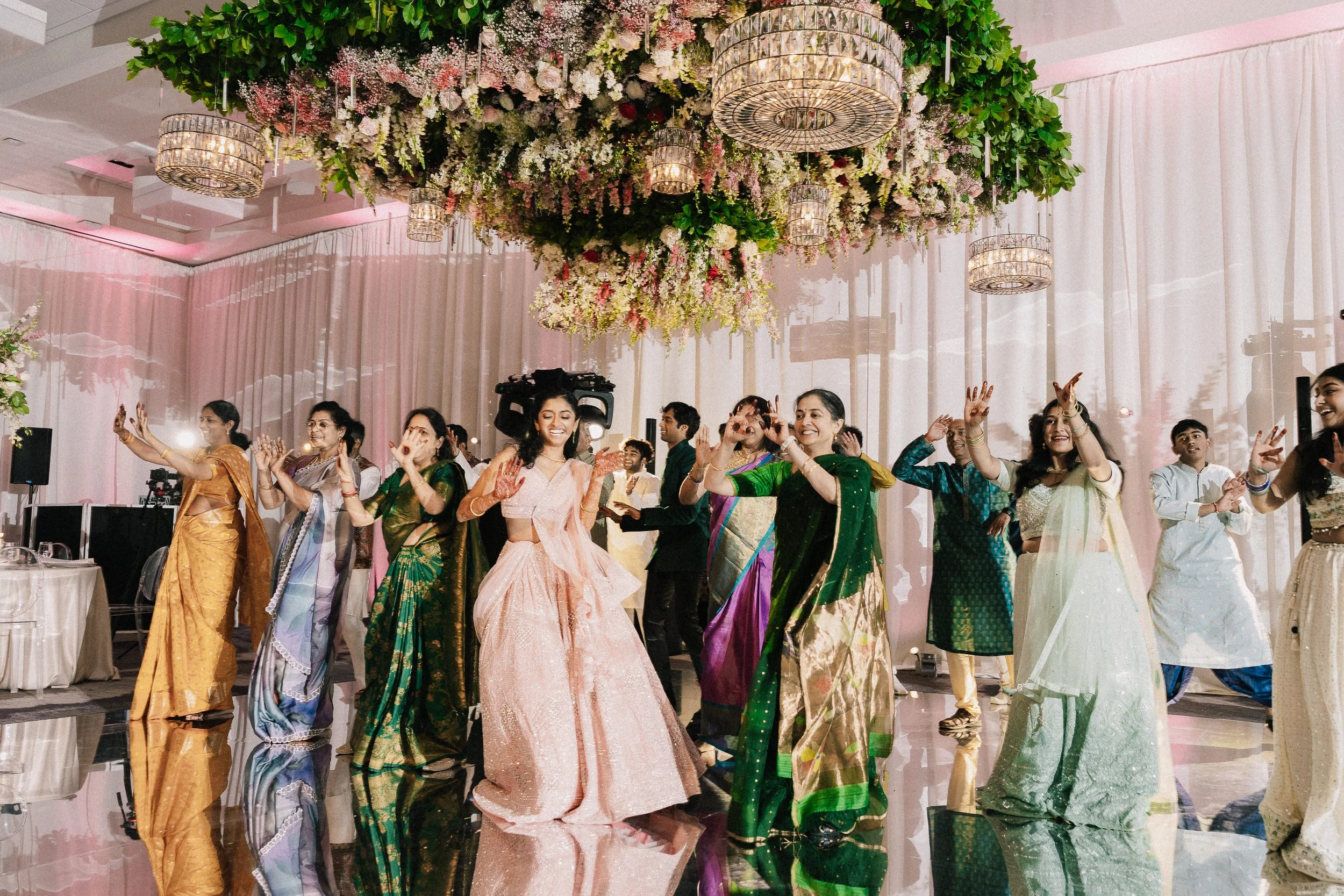 Seattle wedding planner — Sangeet Hyatt Regency Lake Washington Renton WA, Gordon Duo Weddings