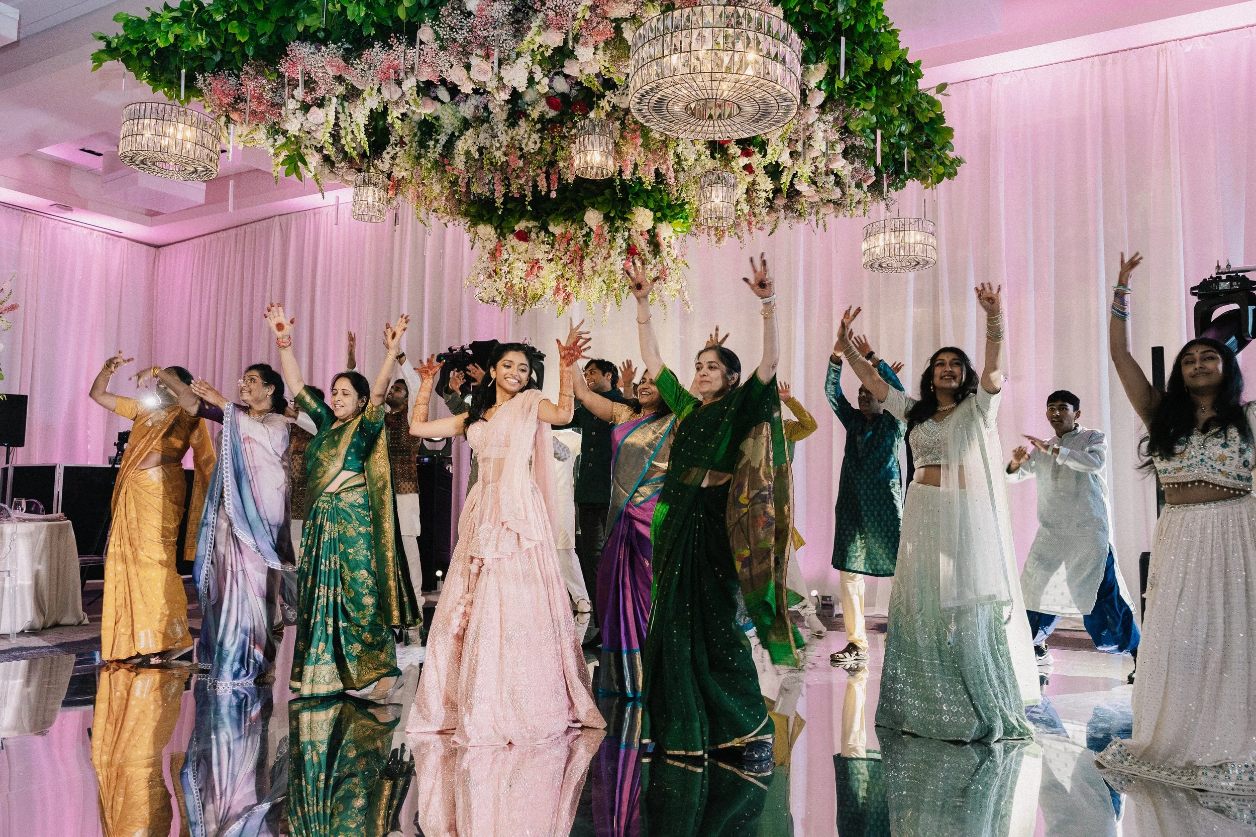 Seattle wedding planner — Sangeet Hyatt Regency Lake Washington Renton WA, Gordon Duo Weddings