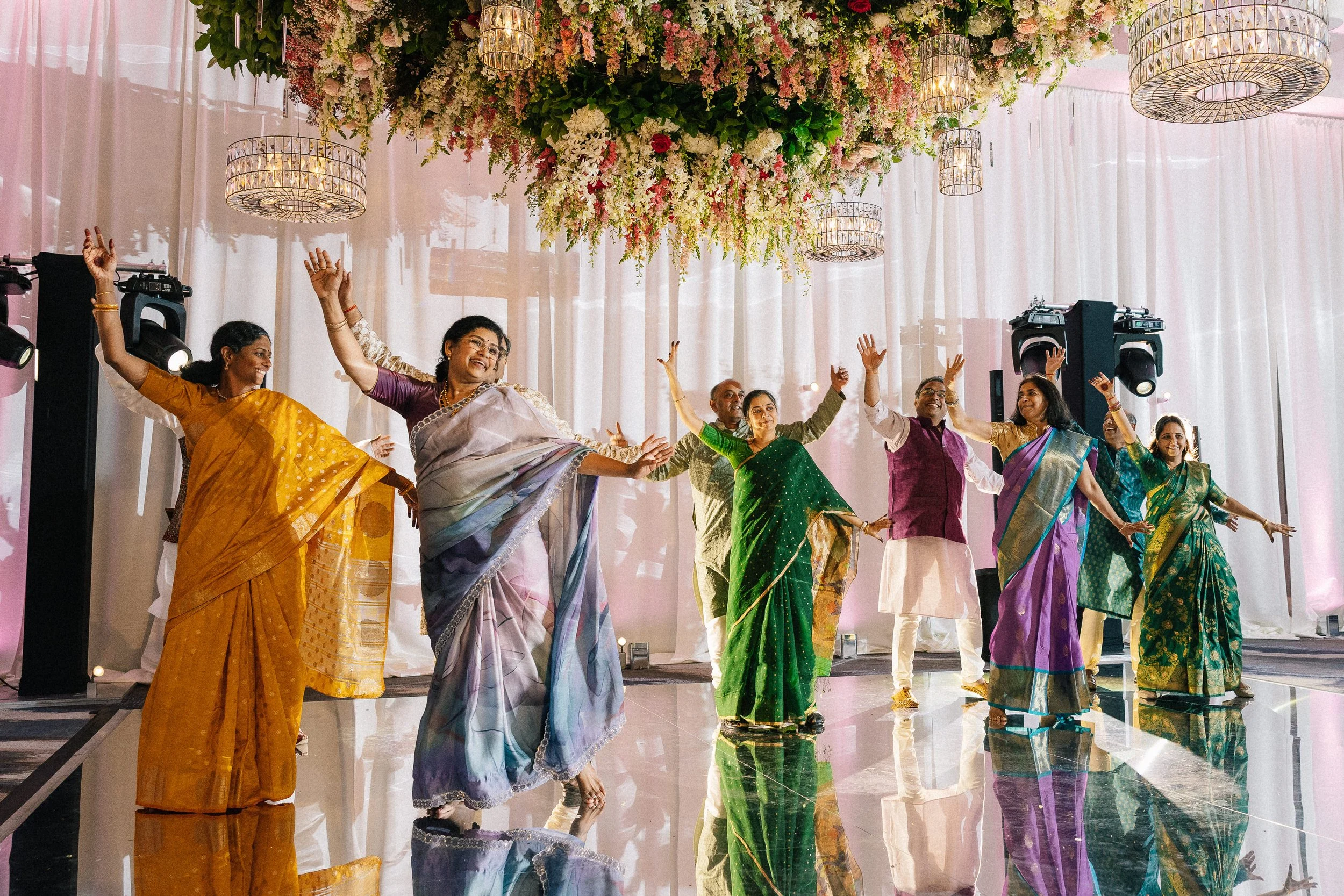 Seattle wedding planner — Sangeet Hyatt Regency Lake Washington Renton WA, Gordon Duo Weddings