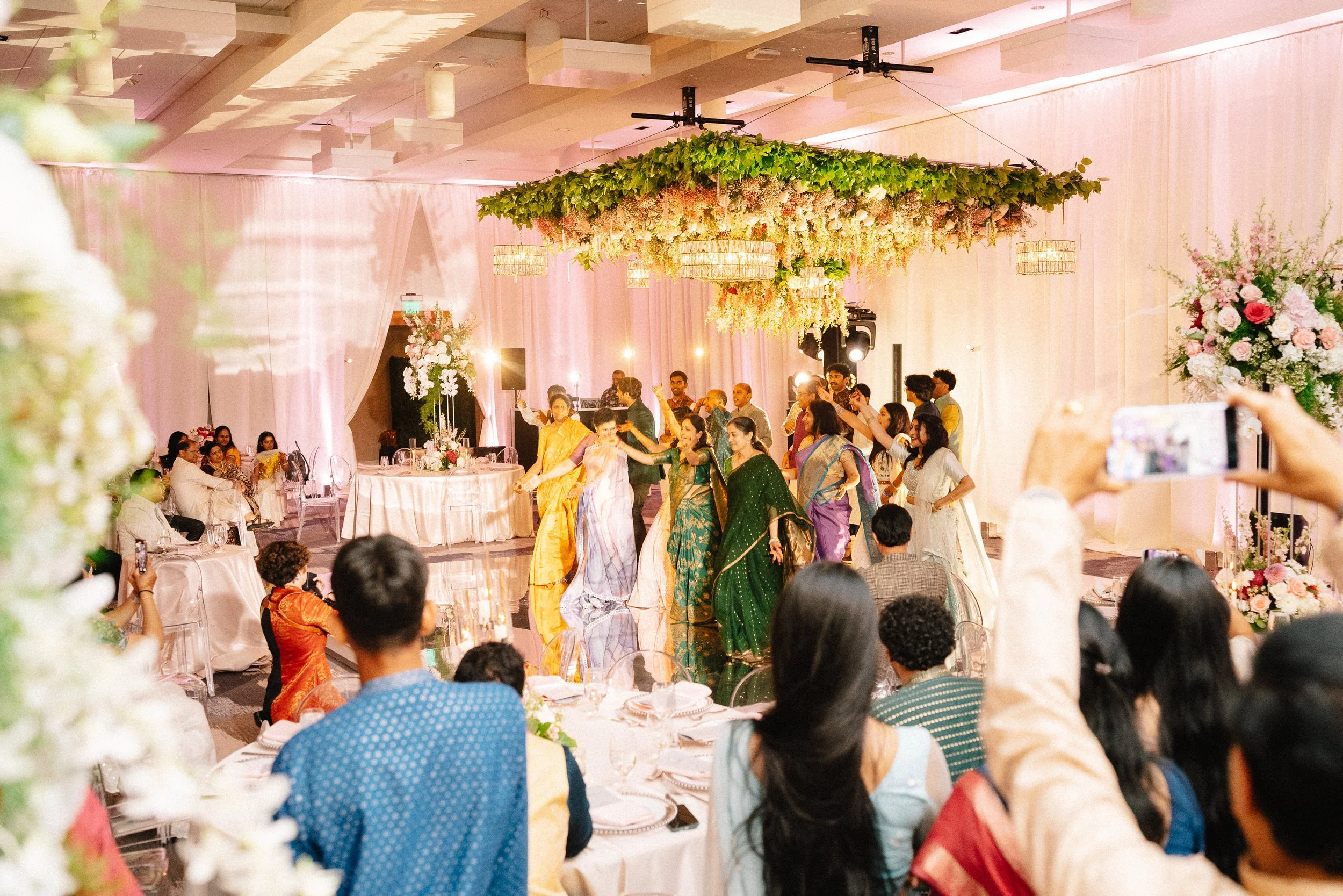 Seattle wedding planner — Sangeet Hyatt Regency Lake Washington Renton WA, Gordon Duo Weddings