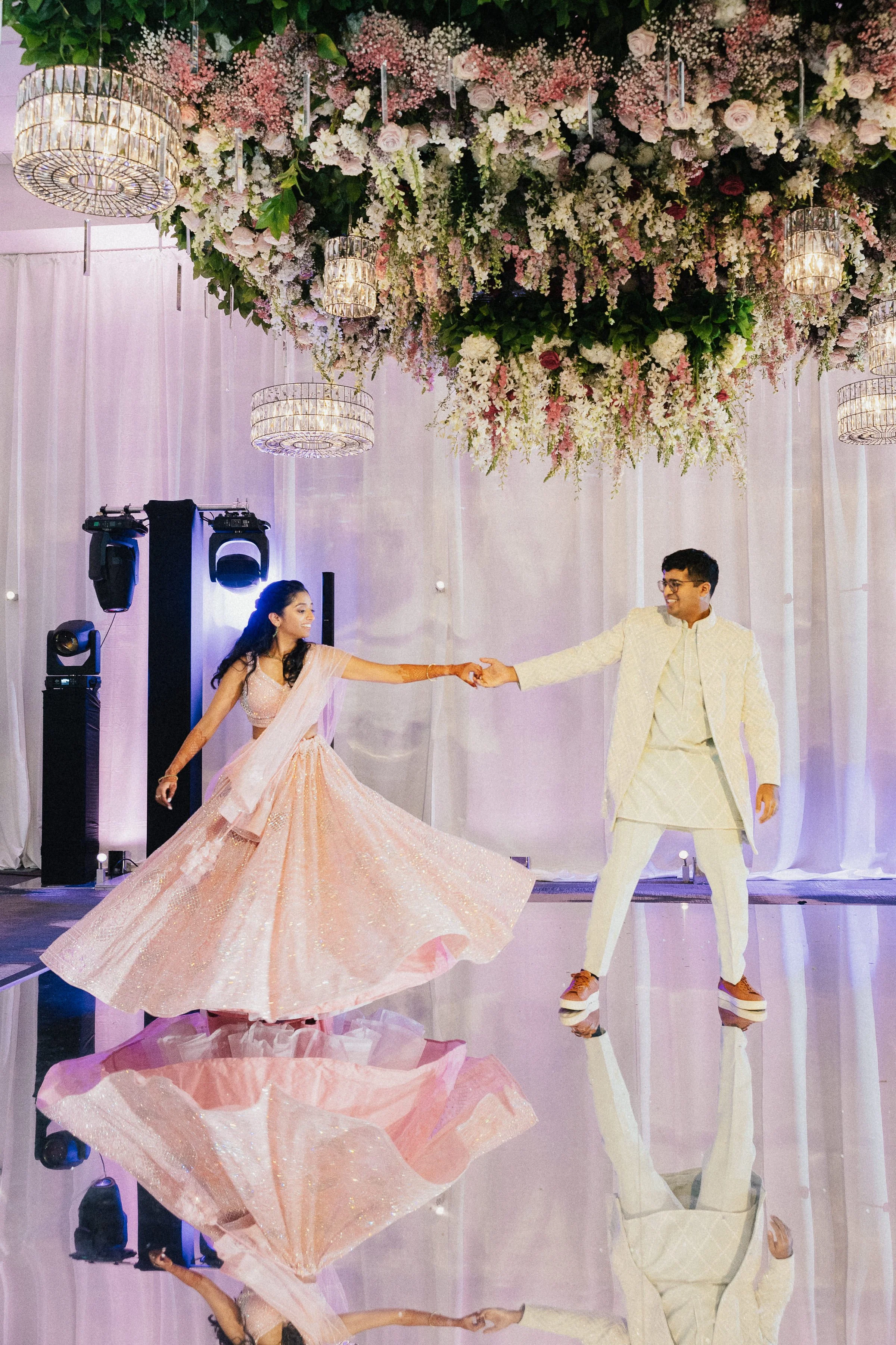 Seattle wedding planner — Sangeet Hyatt Regency Lake Washington Renton WA, Gordon Duo Weddings