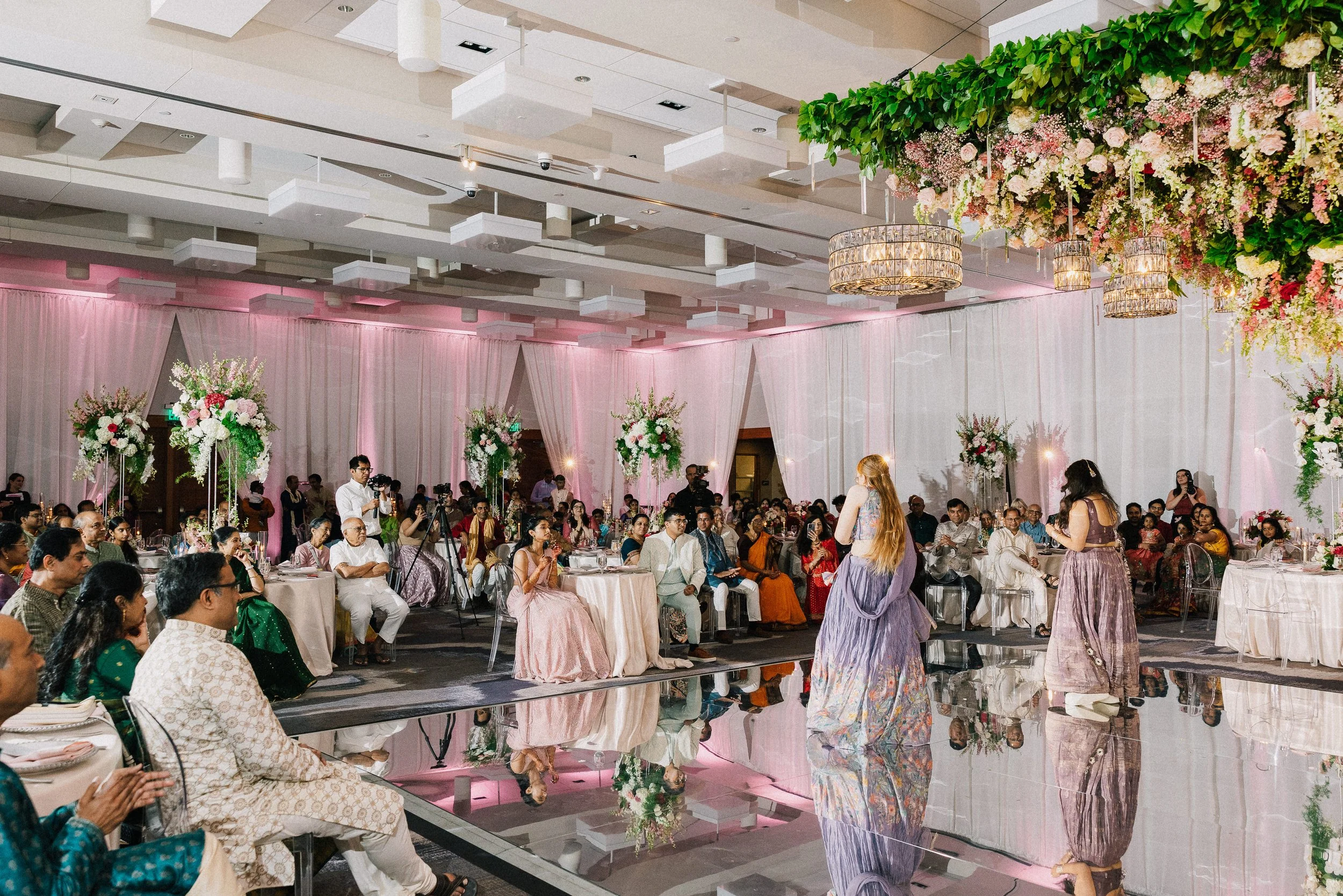 Seattle wedding planner — Sangeet Hyatt Regency Lake Washington Renton WA, Gordon Duo Weddings
