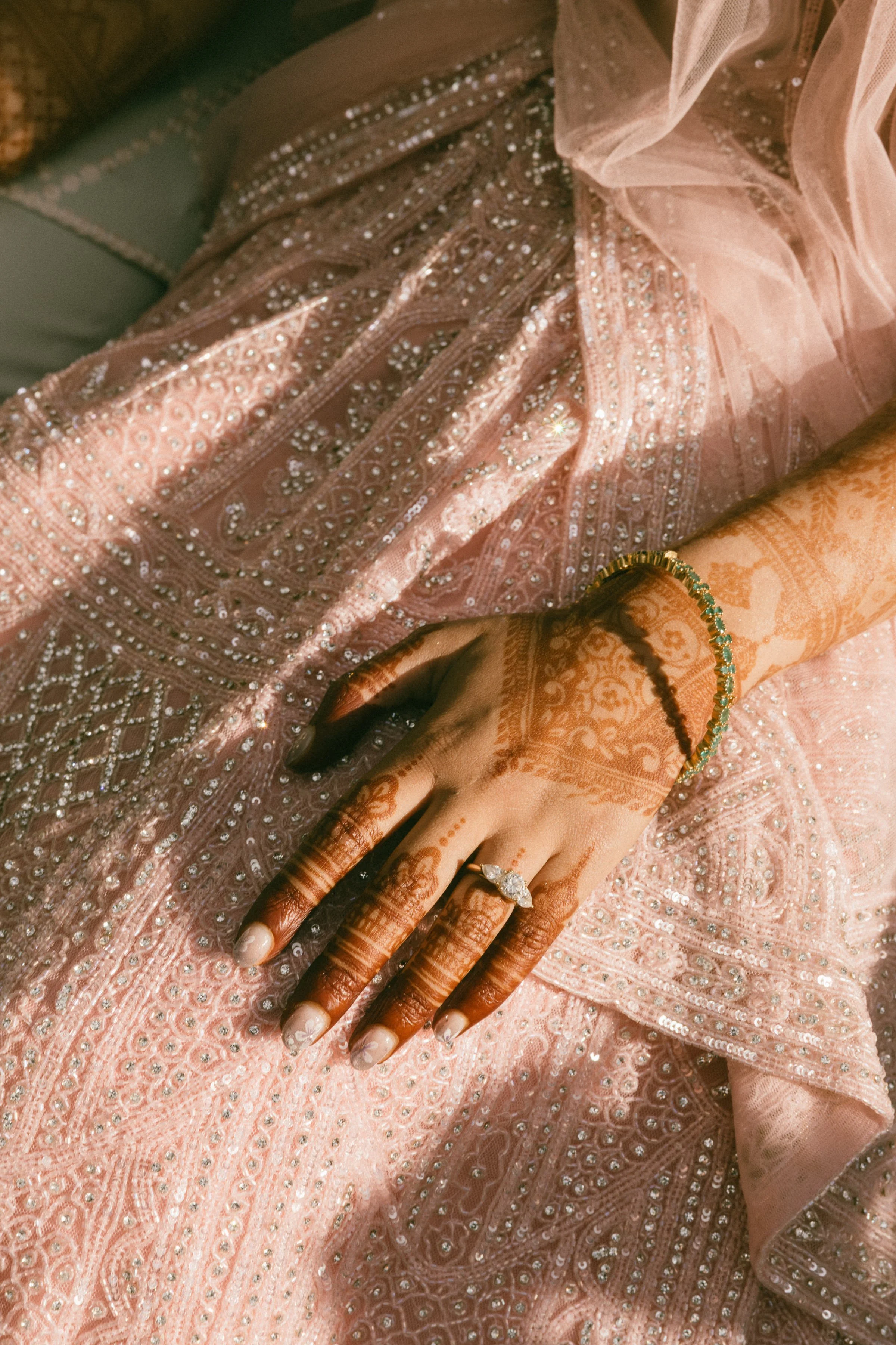 Bridal henna details — Sangeet Hyatt Regency Lake Washington Renton WA, Gordon Duo Weddings