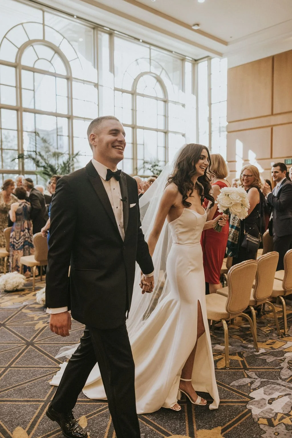 Wedding ceremony Fairmont Olympic Hotel downtown Seattle — Gordon Duo Weddings