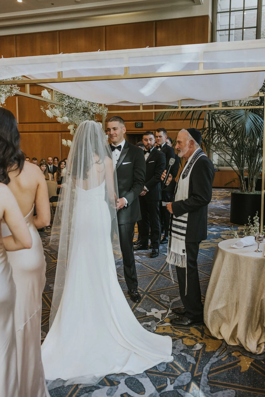 Wedding ceremony — Fairmont Olympic Hotel Seattle, Pacific Northwest wedding planner