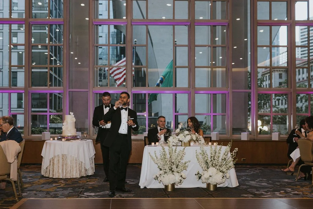 Seattle wedding planner — Fairmont Olympic Hotel, Gordon Duo Weddings
