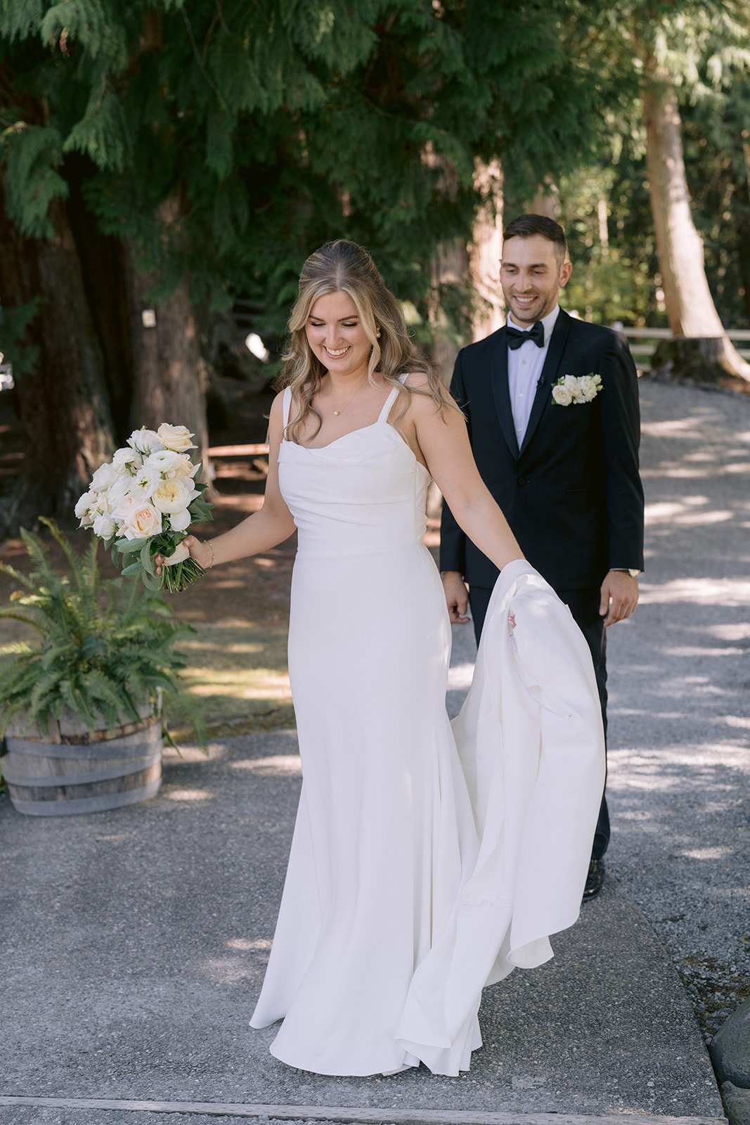 Luxury wedding portrait — Chateau Lill Woodinville WA, Gordon Duo Weddings