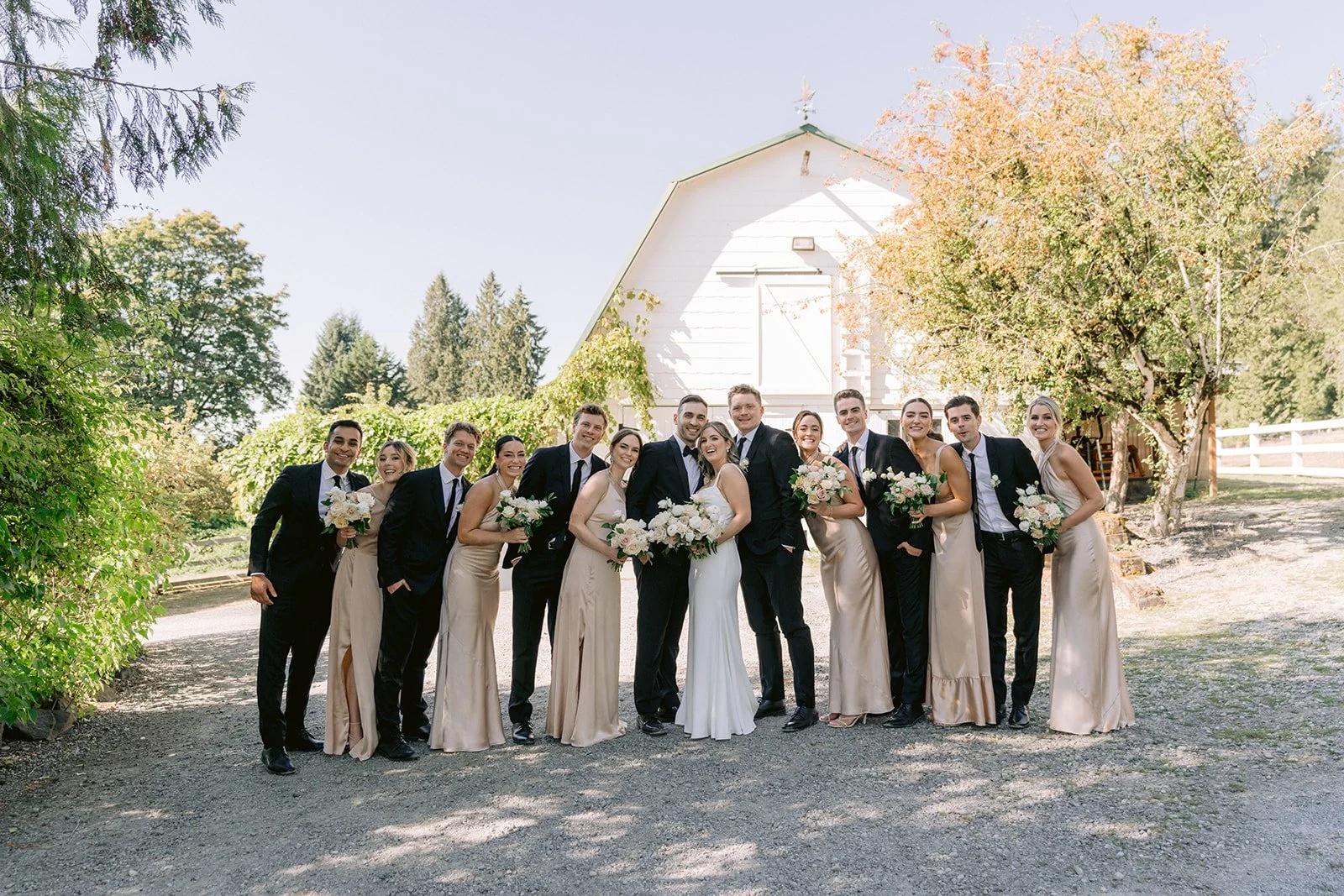 Wedding party — Chateau Lill wedding Woodinville Washington, Gordon Duo Weddings