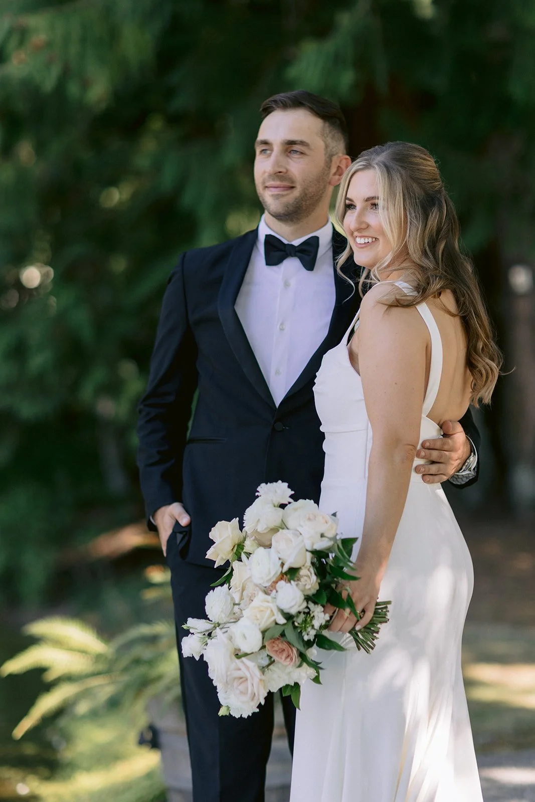 Groom portrait — Chateau Lill wedding Woodinville Washington, Gordon Duo Weddings