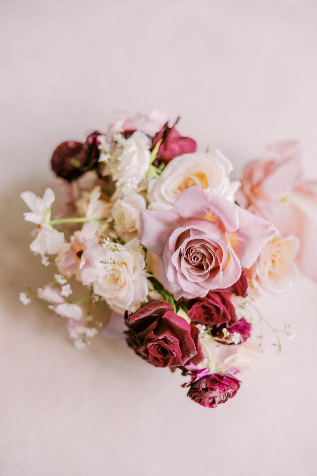 Luxury wedding bouquet detail — W Bellevue and Ascend Bellevue WA, Gordon Duo Weddings