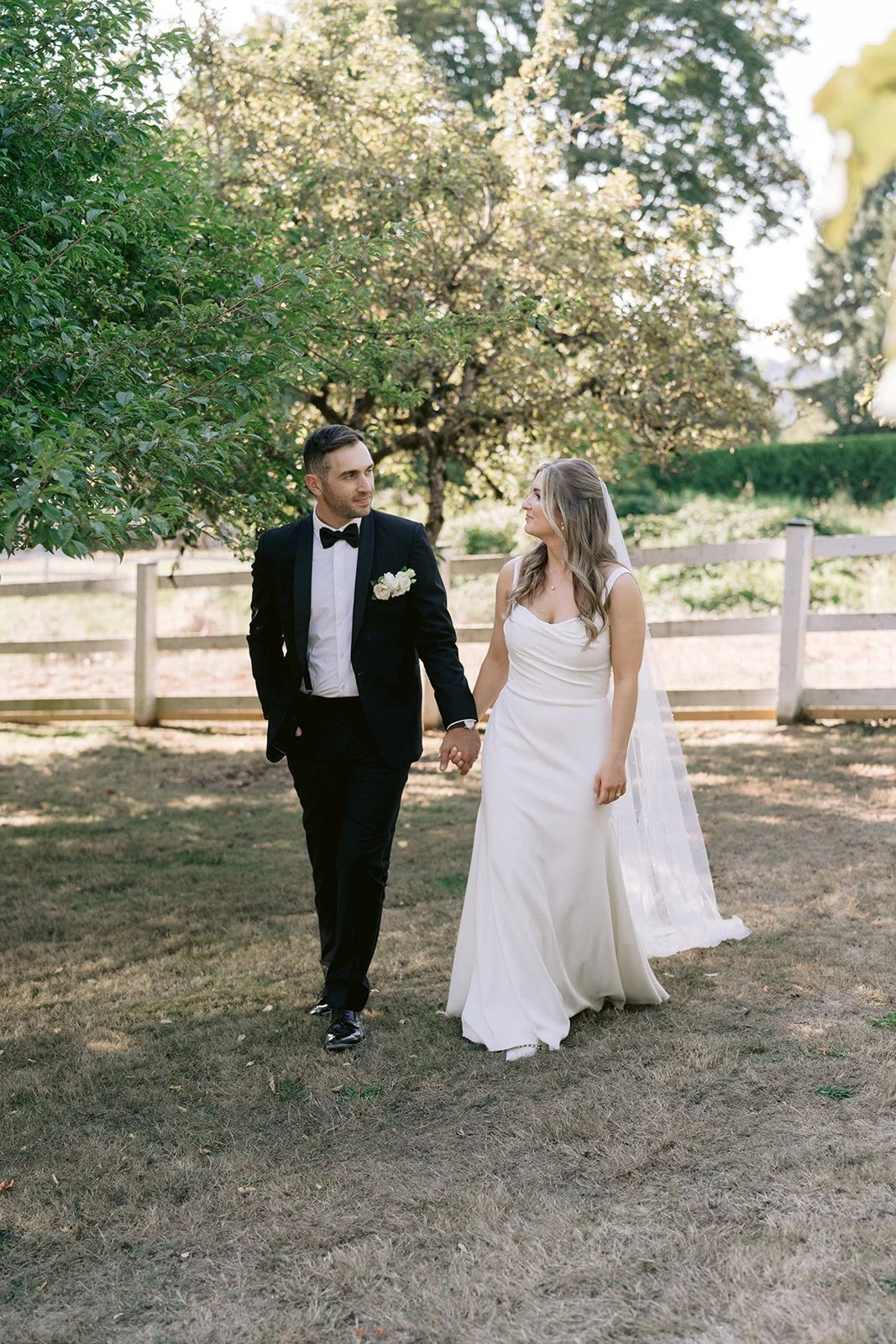 Bride and groom portraits — Chateau Lill Woodinville WA, Seattle wedding planner Gordon Duo Weddings