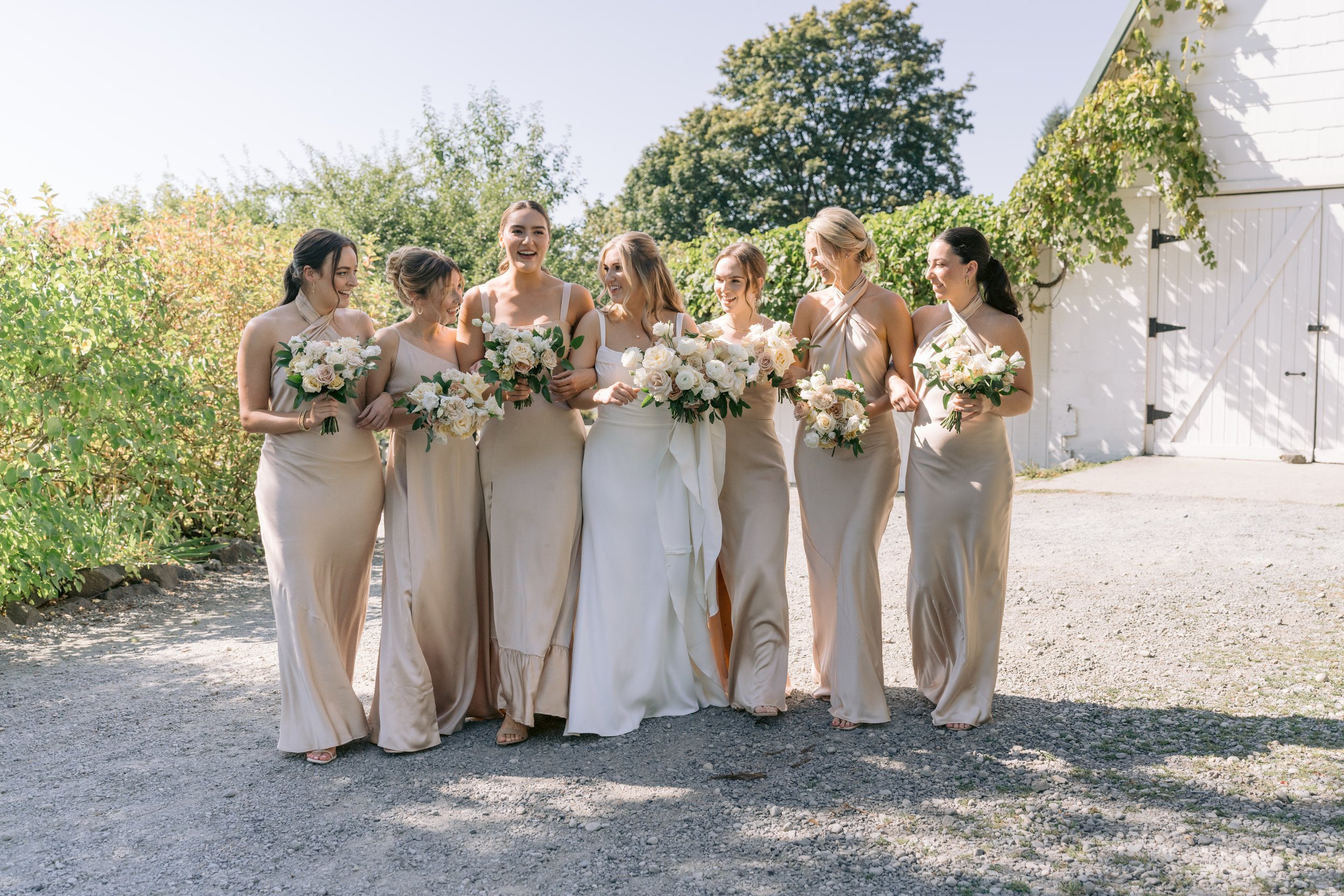 Bridesmaids — Chateau Lill wedding Woodinville WA, Gordon Duo Weddings