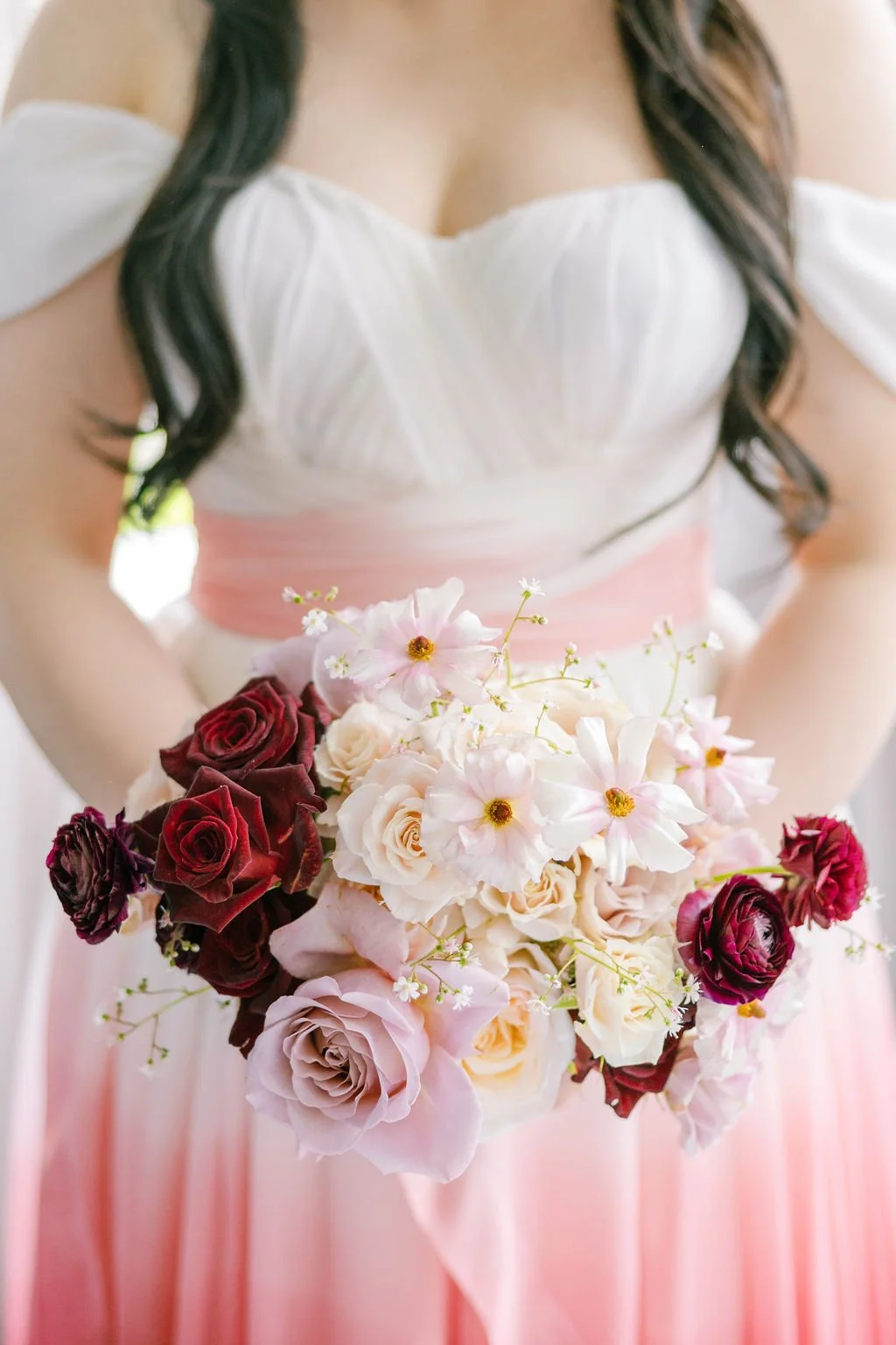 Luxury bridal bouquet — W Bellevue wedding Bellevue WA, Gordon Duo Weddings