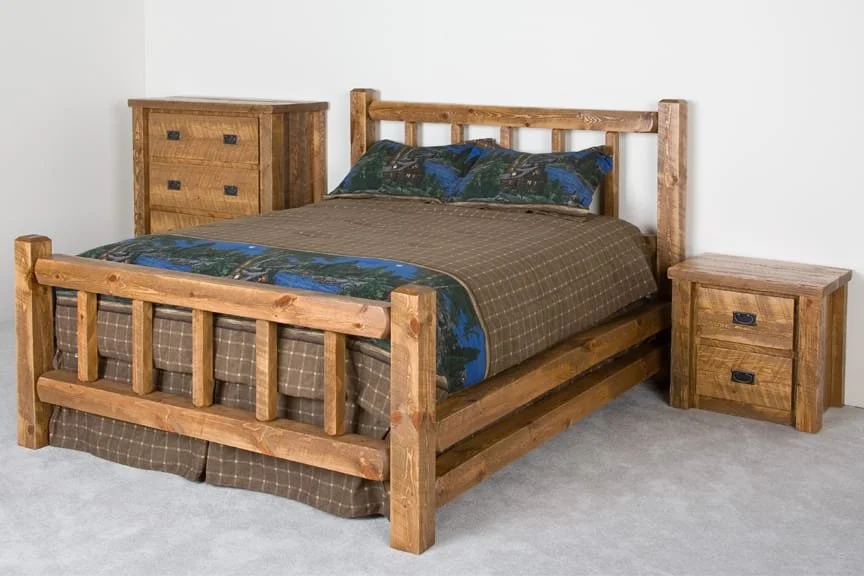 Viking Log Furniture Bedroom Set