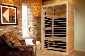 Two person indoor infrared sauna