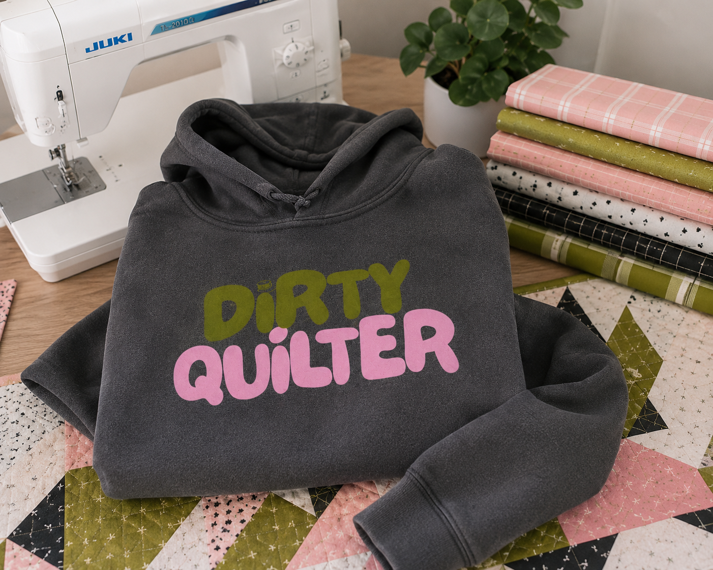 DIRTY QUILTER HOODIE $58