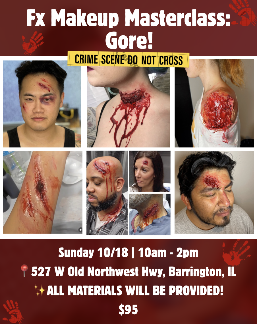 The Ultimate Halloween FX Experience - Gore & Prosthetics Workshop 3 Days