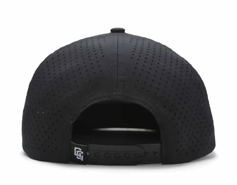 I Hate Golf Black Hat - Back.png