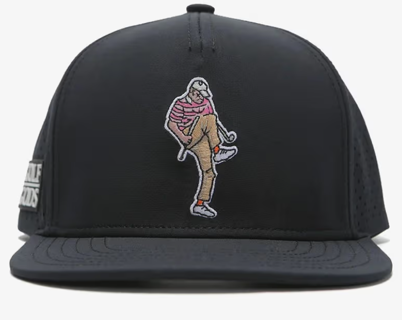 Angry Gofer Golf Hat - Black