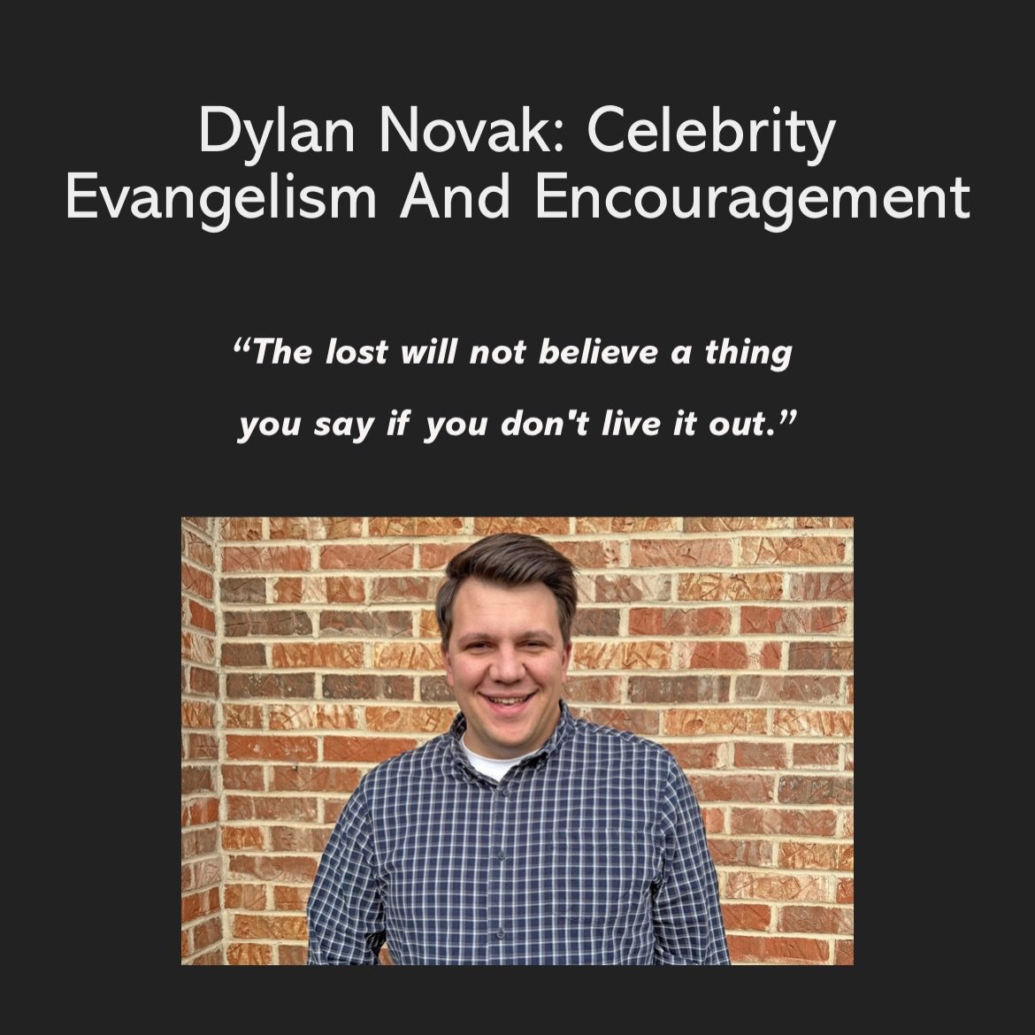 Last weekend, we sat with @celebrityevangelist, who you may recognize from his countless witness opportunities to celebrities and people all over! In this special interview, we discussed how to fight discouragement in the evangelical field, standout 