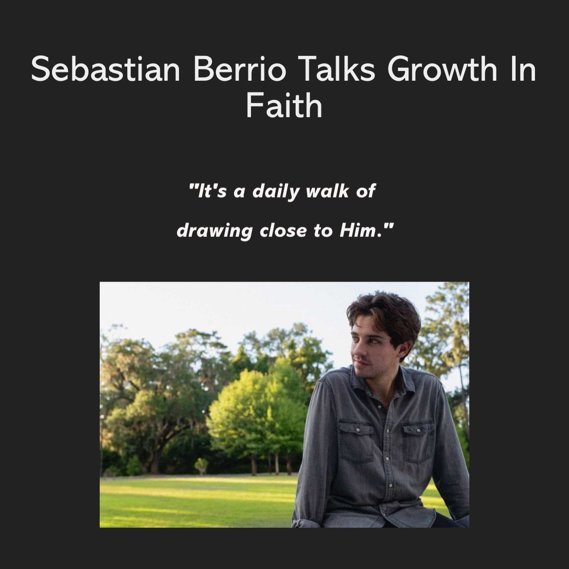We got to chat with @sebastiannberrio and talk about influential verses, testimonies, and why the Pirates of the Caribbean theme song is so good. 

Read all about it at: 
wearevesselsmedia.com
.
.
.
#wearevesselsmedia #sebastianberrio #christianmusic