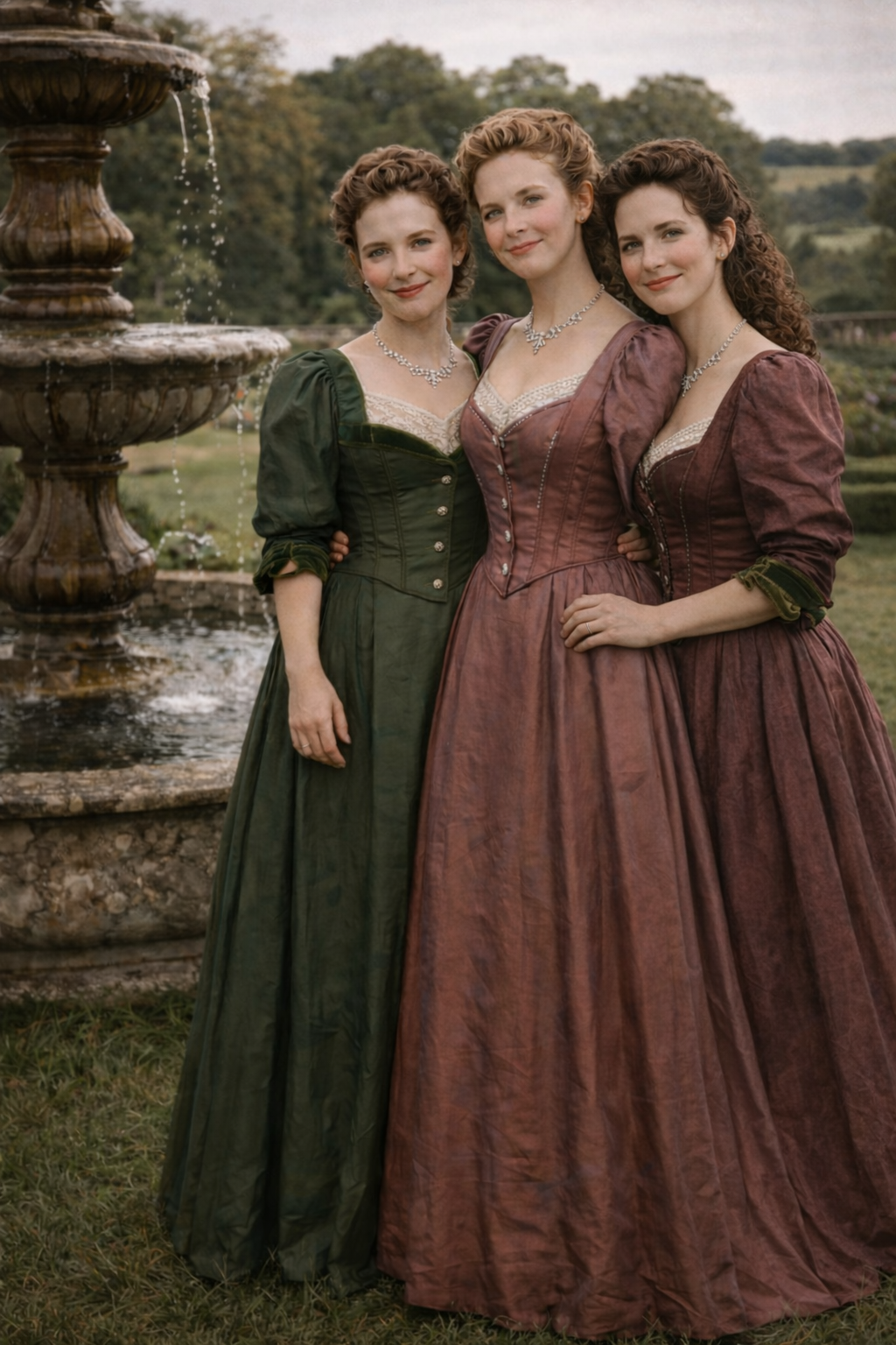 Amelia, Emerald and Jocasta Vaughn