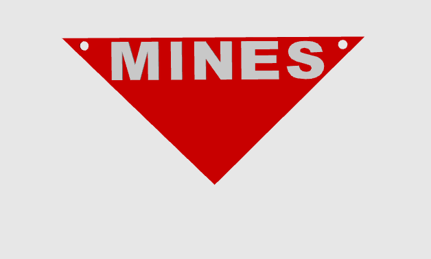 Mines Sign