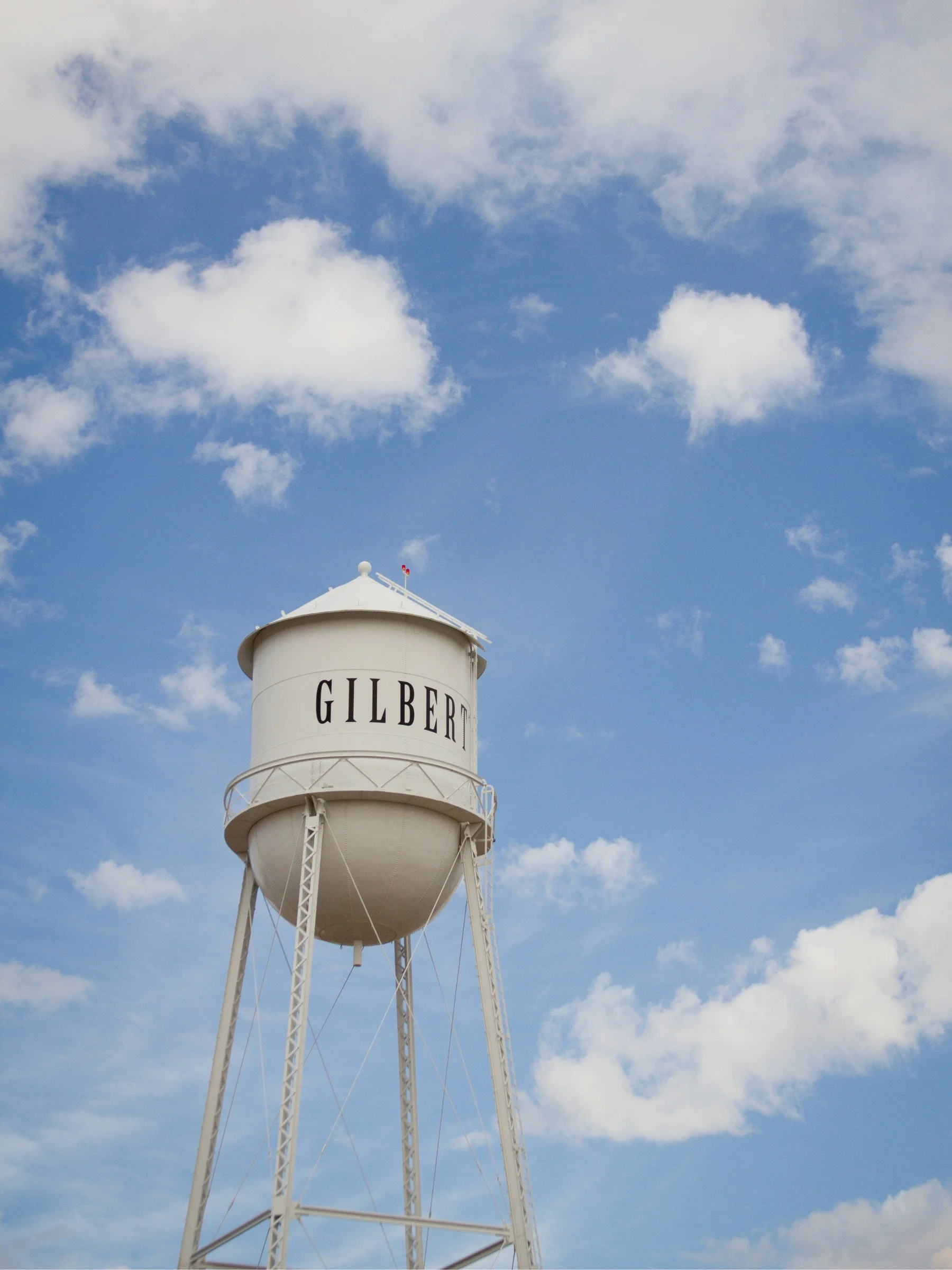 Gilbert Water Tower in the Downtown Gilbert Heritage District