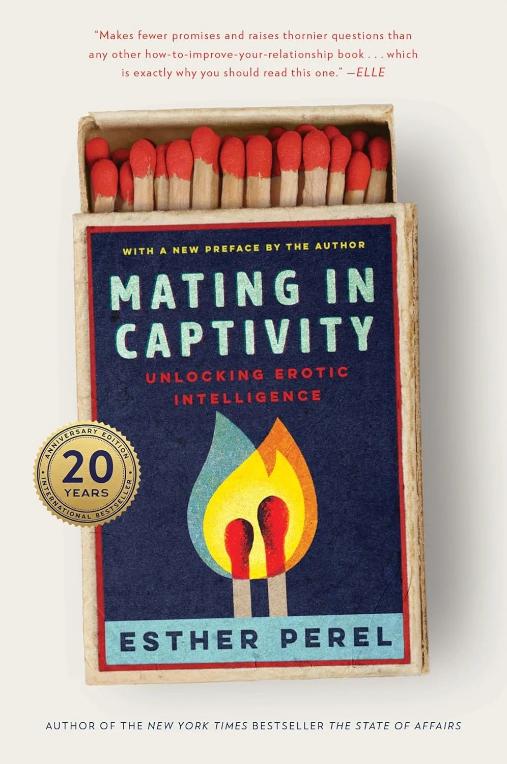 Book cover for Mating in Captivity: Unlocking erotic Intelligence by Esther Perel