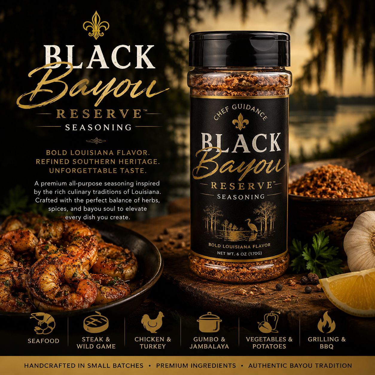 Black Bayou Reserve Seasoning