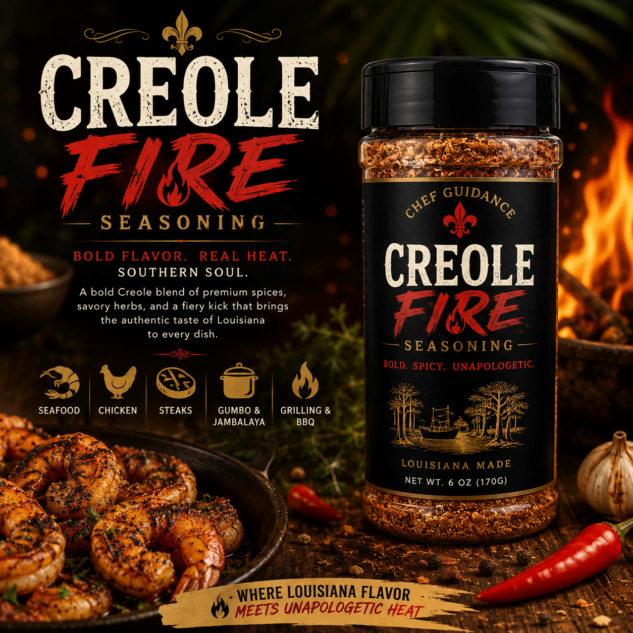 Creole Fire Seasoning