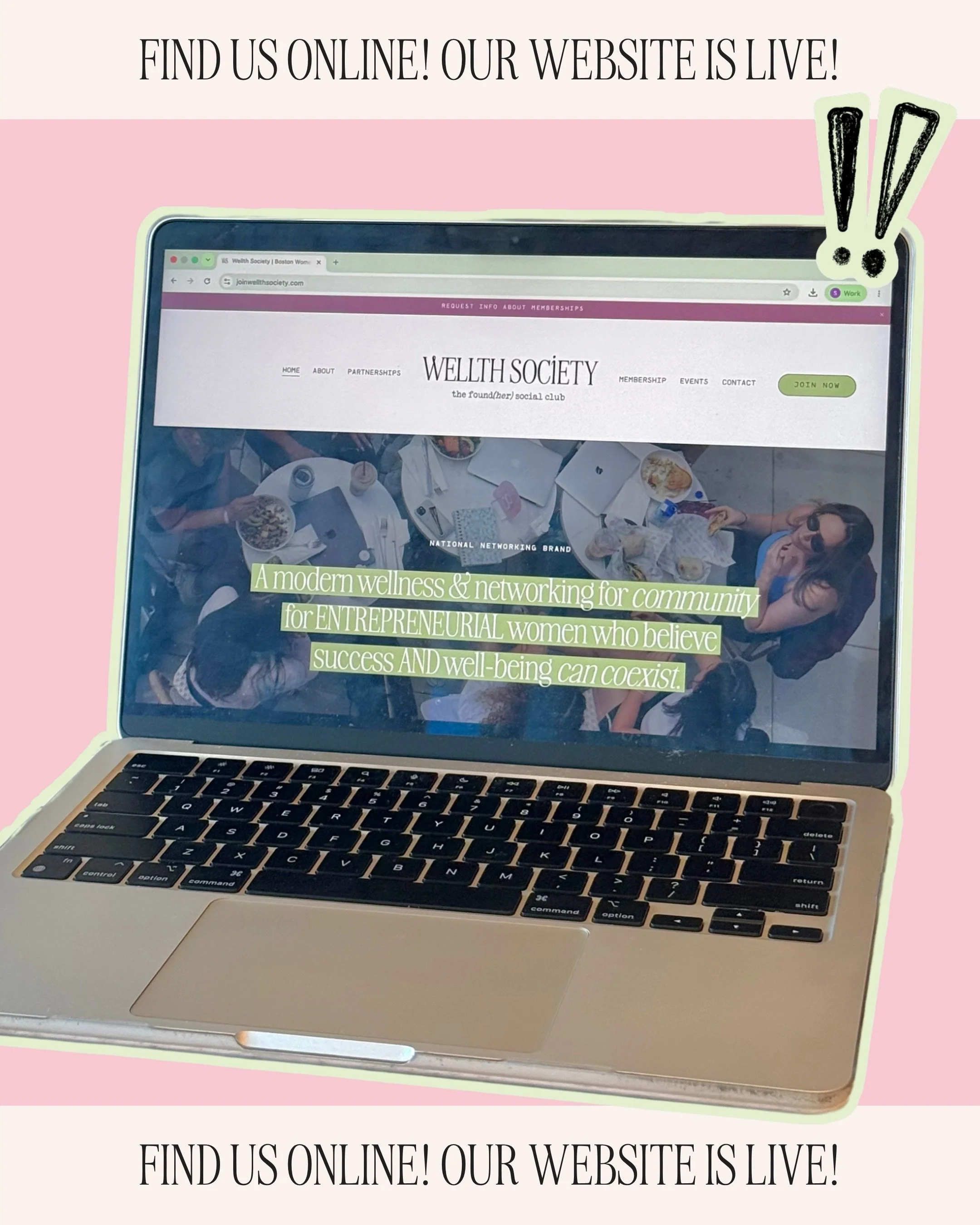 Our new website is LIVE!! 🎉

This has been months in the making, and @karima.creative nailed the human-centric feel of our brand. New look, easier to find what you need, and a much clearer picture of what Wellth Society actually is, especially as we
