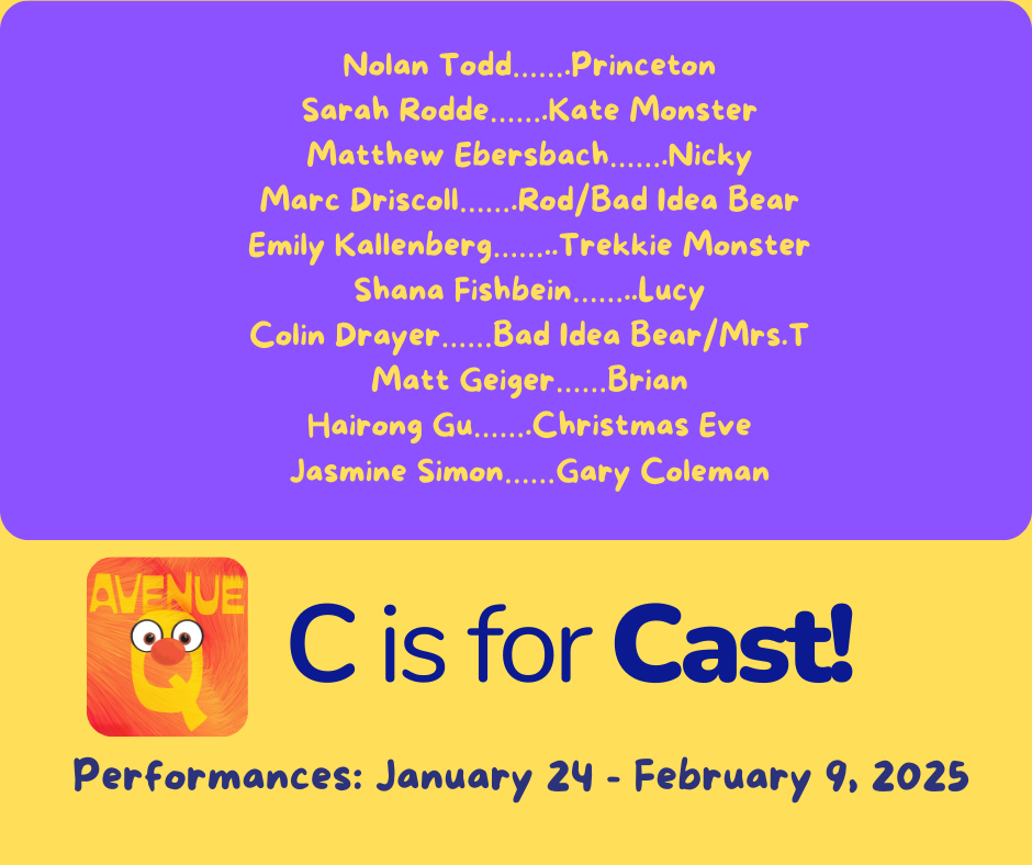 Avenue Q Cast List Announced