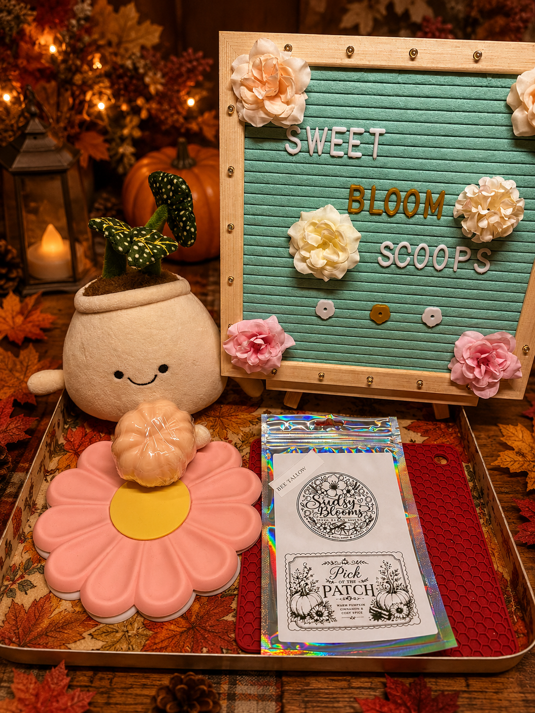 FALL COLLECTION: Sudsy Blooms Handmade Soap- 🎃 Pick of the Patch