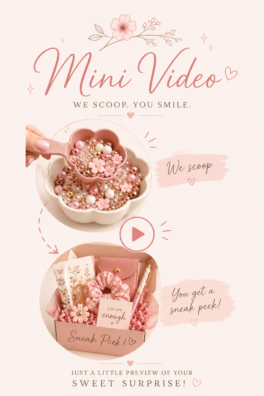Mini Video (Scooping of beads and a sneak peak of what we are sending you!) FREE WITH PURCHASE!