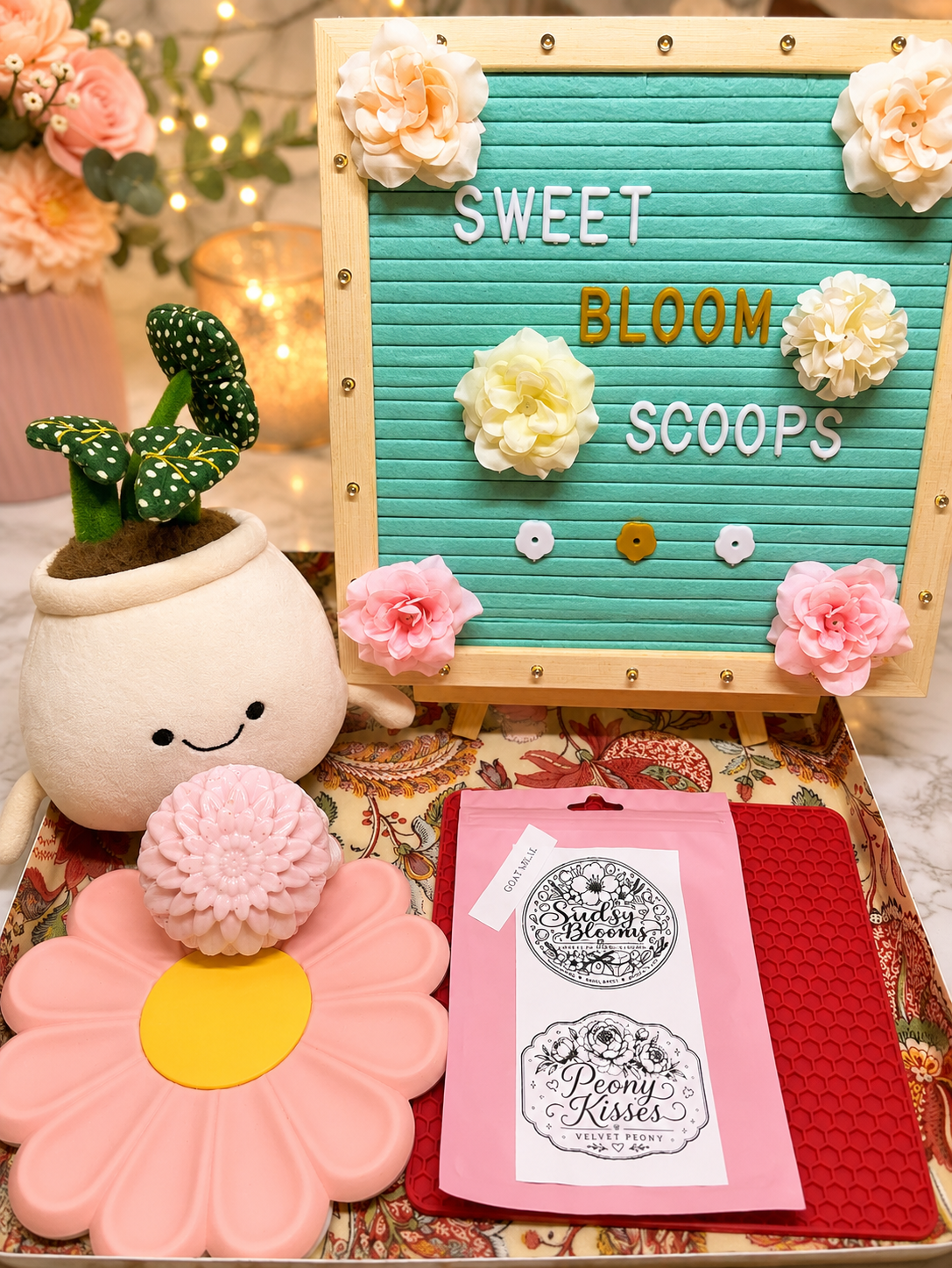 Sudsy Blooms Handmade Soap- 🌺 Peony Kisses