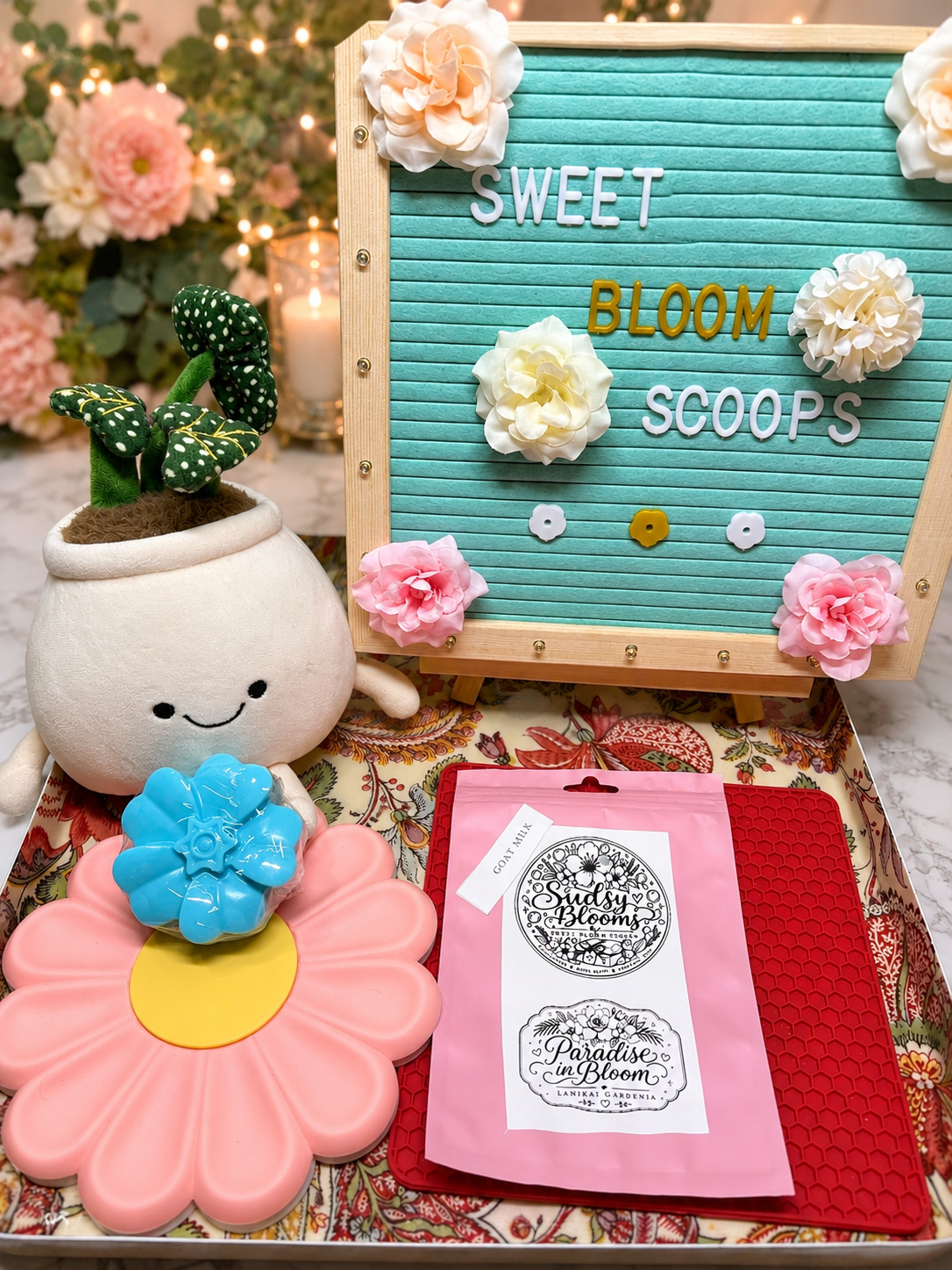 Sudsy Blooms Handmade Soap- 🌊 Paradise in Bloom