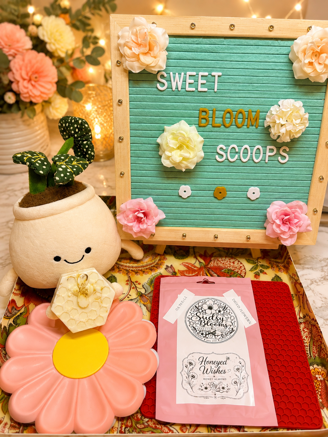Sudsy Blooms Handmade Soap- 🍯 Honeyed Wishes