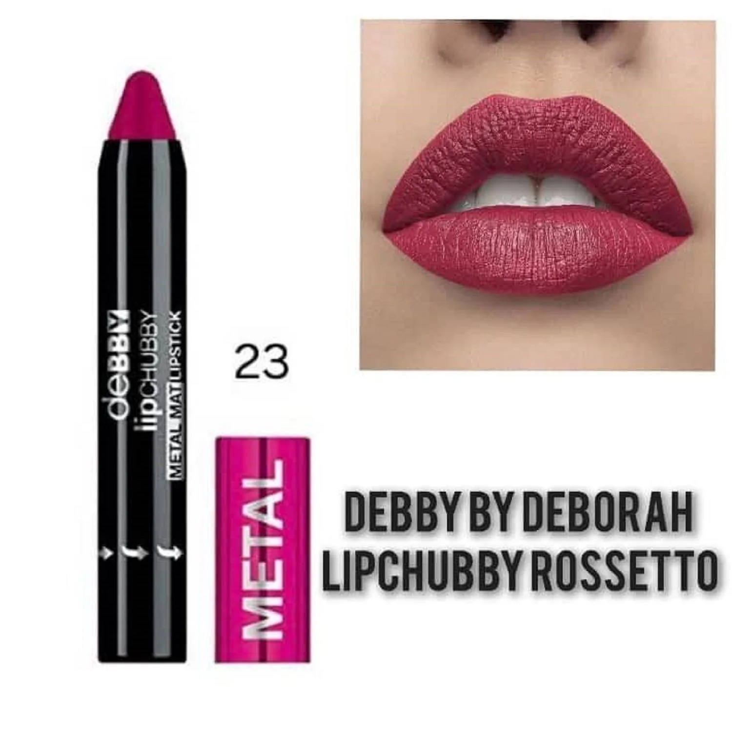 Debby Lip Chubby Metal Mat Lipstick
