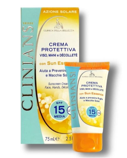 Clinians Crema Protettiva Viso Mani Décolleté SPF15