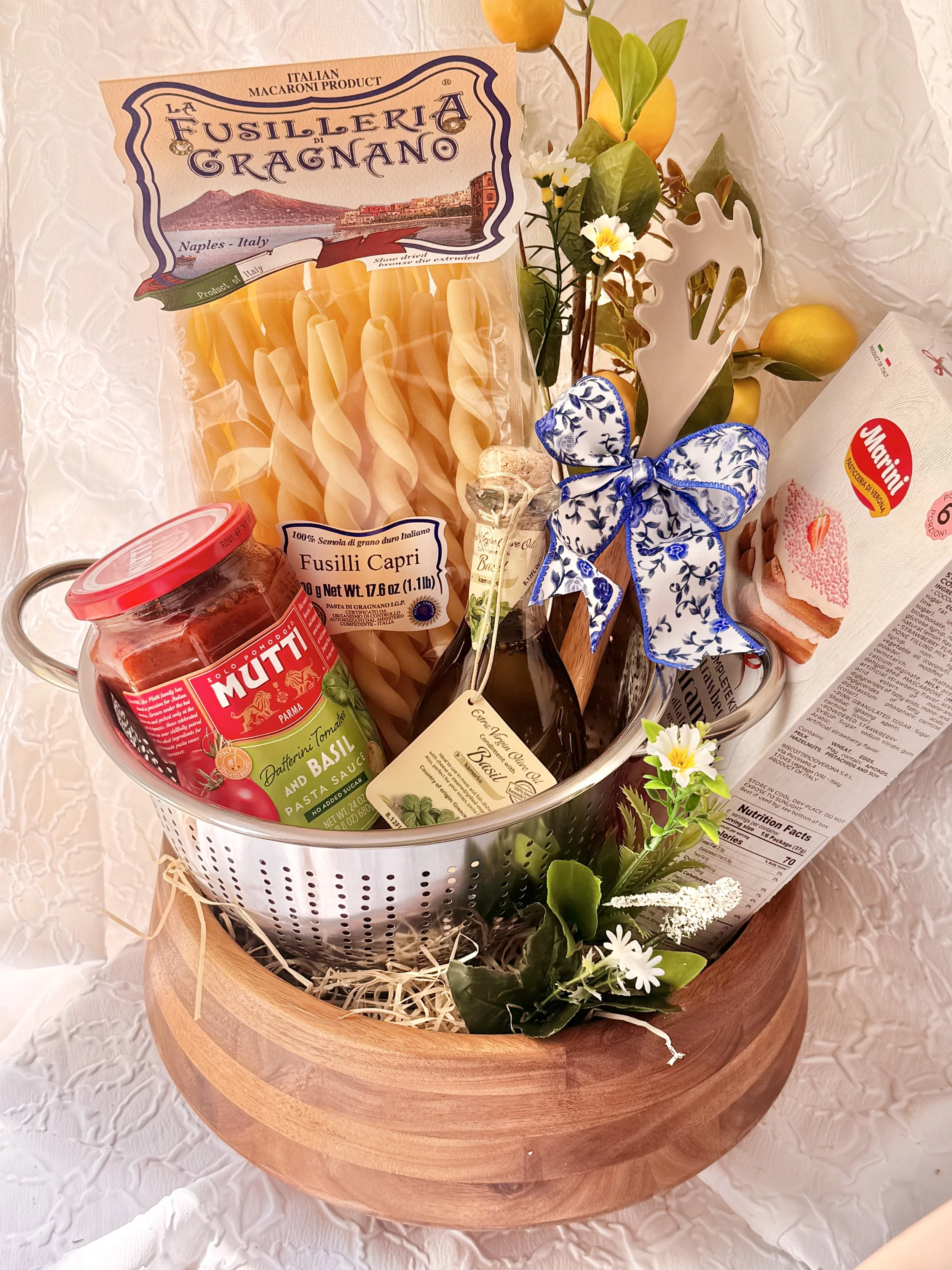Italian Dinner Date Night Basket
