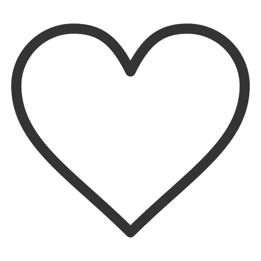 a line drawing of a heart