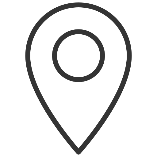 line drawing of a map point