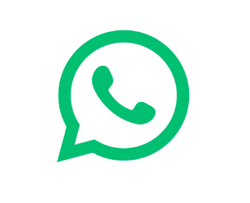 Green WhatsApp logo on a white background