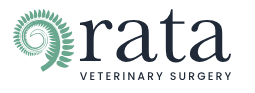 Logo of Rata Veterinary Surgery featuring a stylized spiral shell design