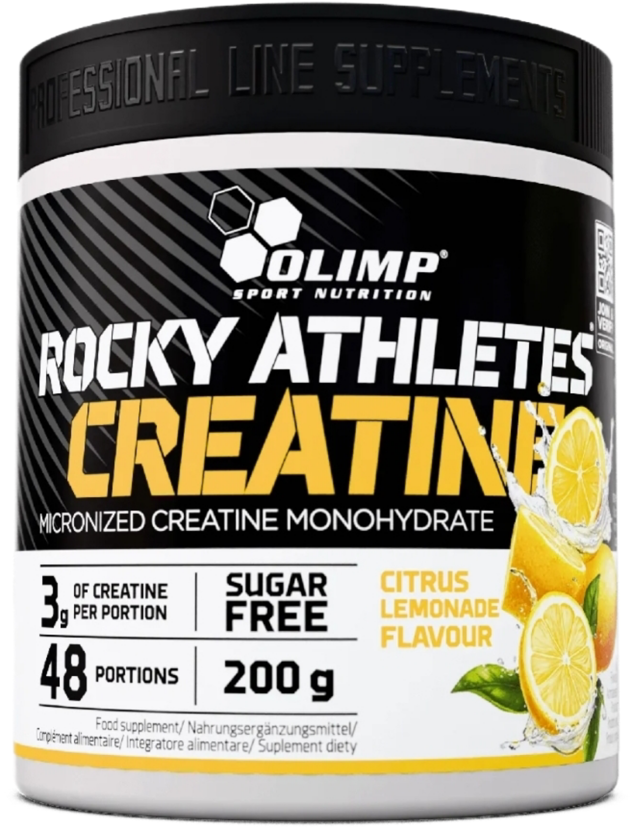 Rocky Athletes Creatine Citrus Lemonade - 200 g